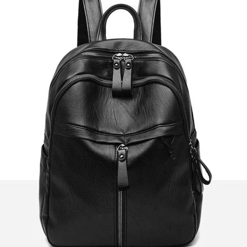 2023 New Vintage Women Backpack Large Capacity School Bags for