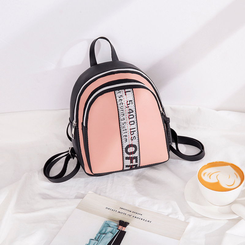 Mini Cute Small Zipper Backpack, Women's Geometric Pattern Backpack With  Adjustable Strap (7.5*6.3*2.23) Inch - Temu