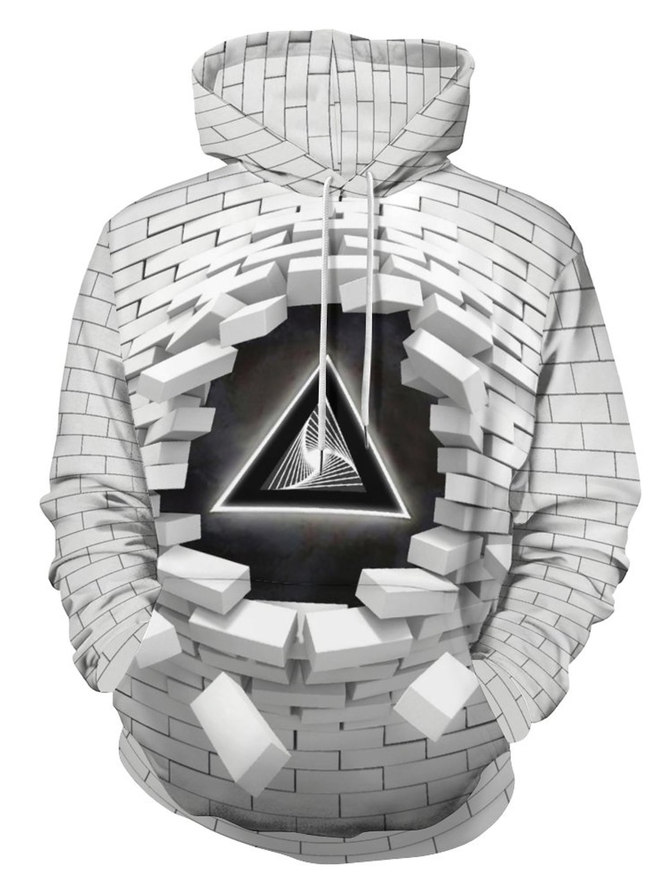 Pink floyd the discount wall 3d hoodie