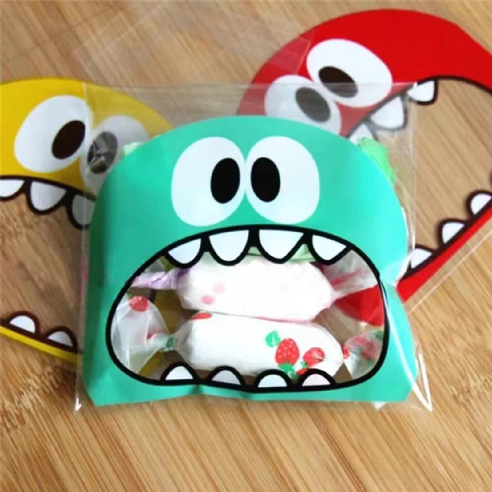 Food Storage Bags, Cute Cartoon Food Packaging Bag, Reusable Candy