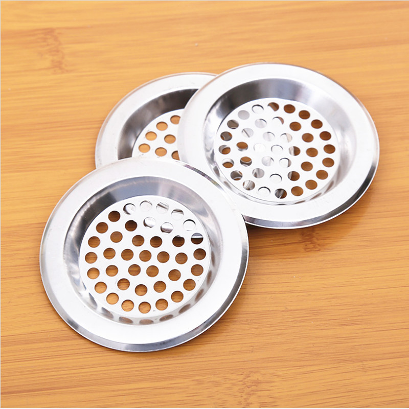 1pc Stainless Steel Bathtub Hair Catcher Stopper Shower Drain Hole