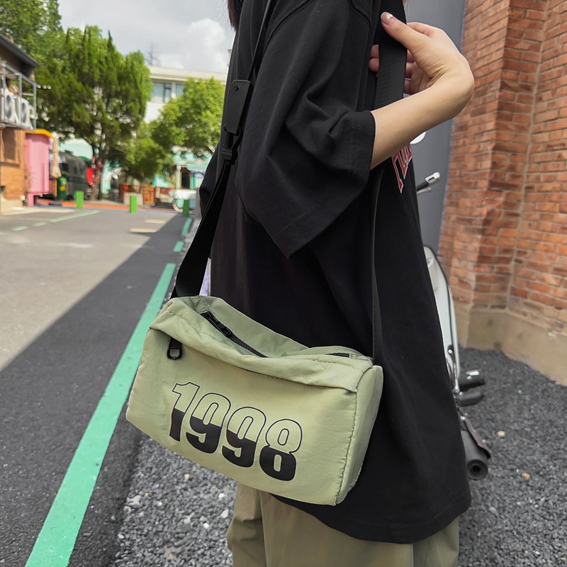 Letter Print Mini Women's Single Shoulder Crossbody Bag Fashionable Sling  Bag