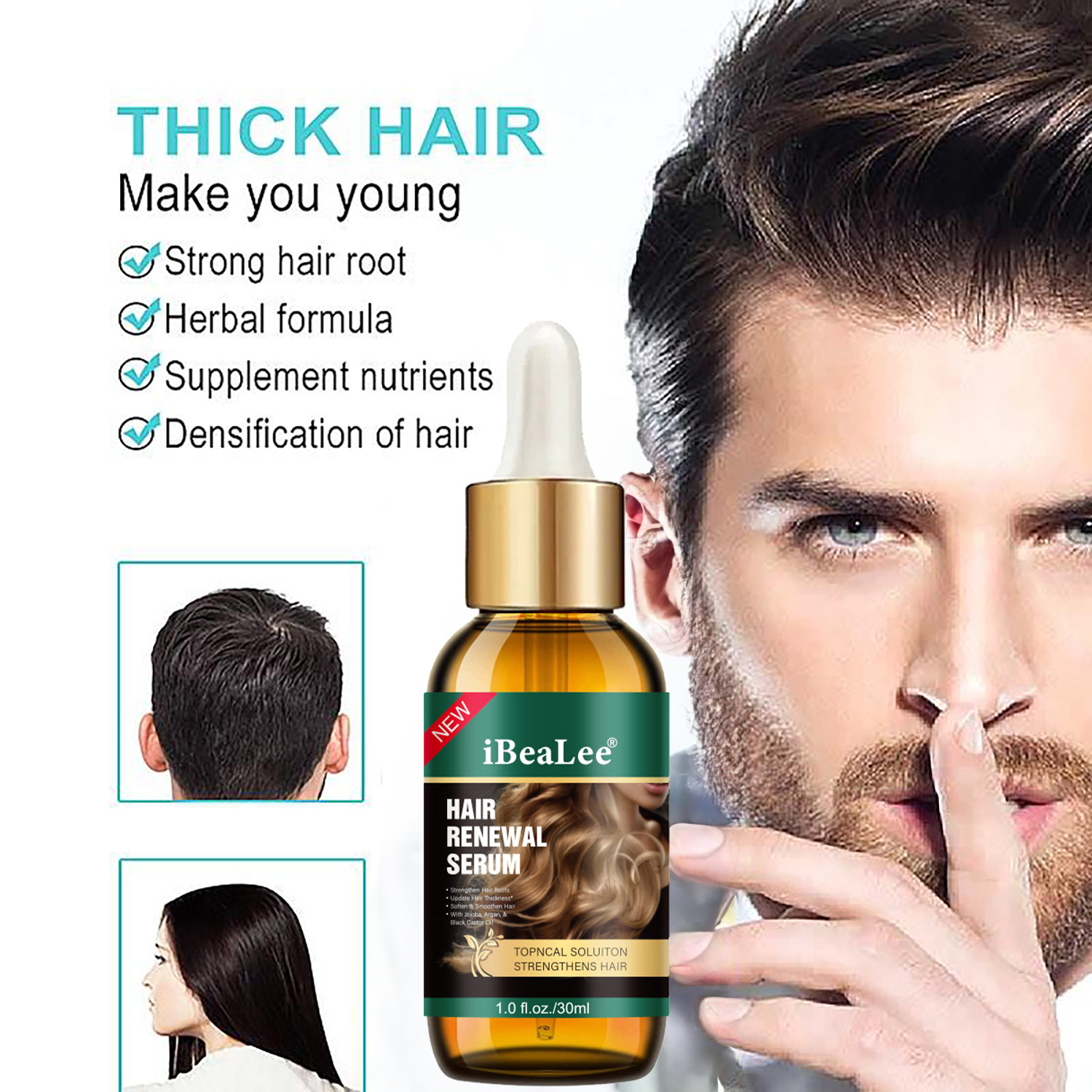 Hair Renewal Serum for Thicker Hair