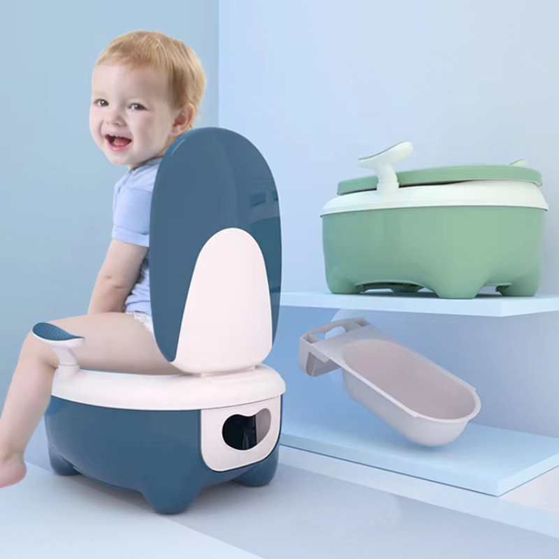 Mignon bébé garçon pot toilette urinoir enfants voyage pot