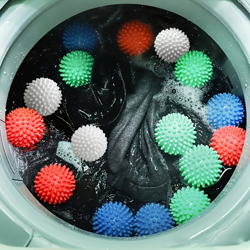 2/6 pcs Boule de lessive de nettoyage anti roulement colorée - Temu Canada