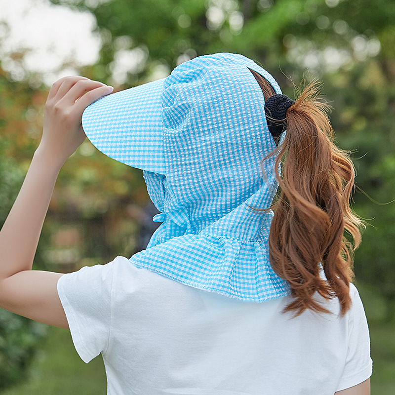  Outdoor Sun Hat Detachable Neck Face Flap UPF 50+UV