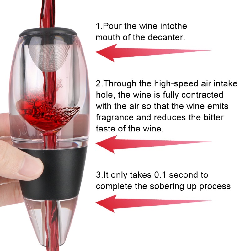 Wine Chiller Set 6-in-1 With Instant Wine Aerator Pourer -  in 2023