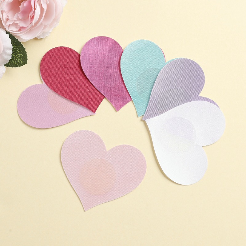 Heart Shaped Nipple Covers Invisible Self adhesive - Temu Canada