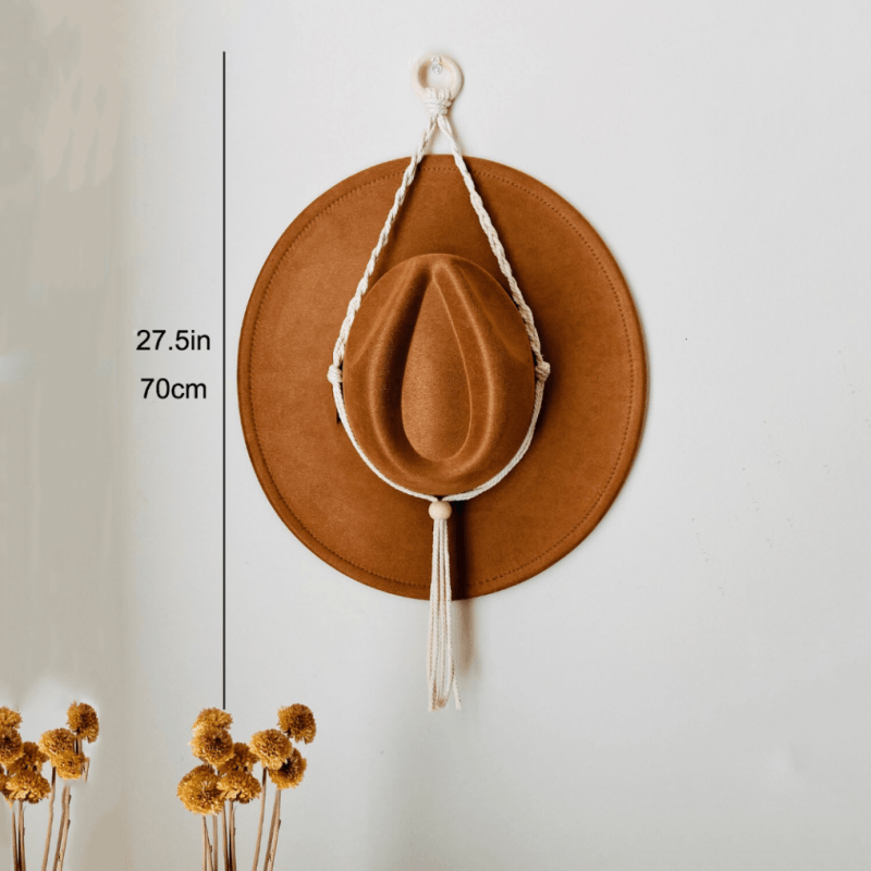 1/3 tier Tassel Hanging Boho Woven Hat Rack Wall Mounted Hat - Temu