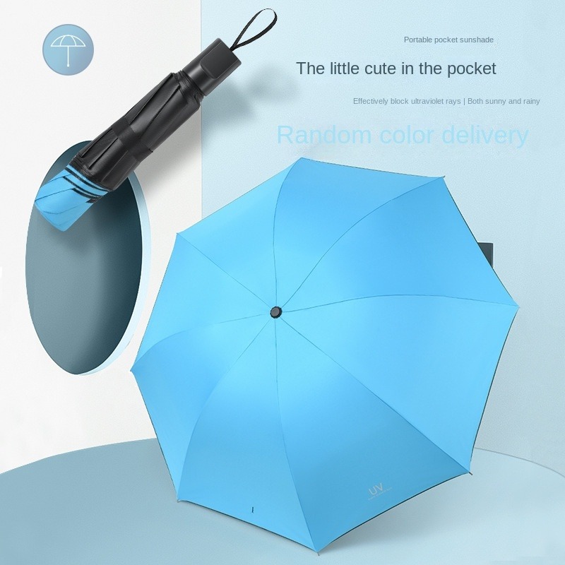 Paraguas plegable en 3 partes