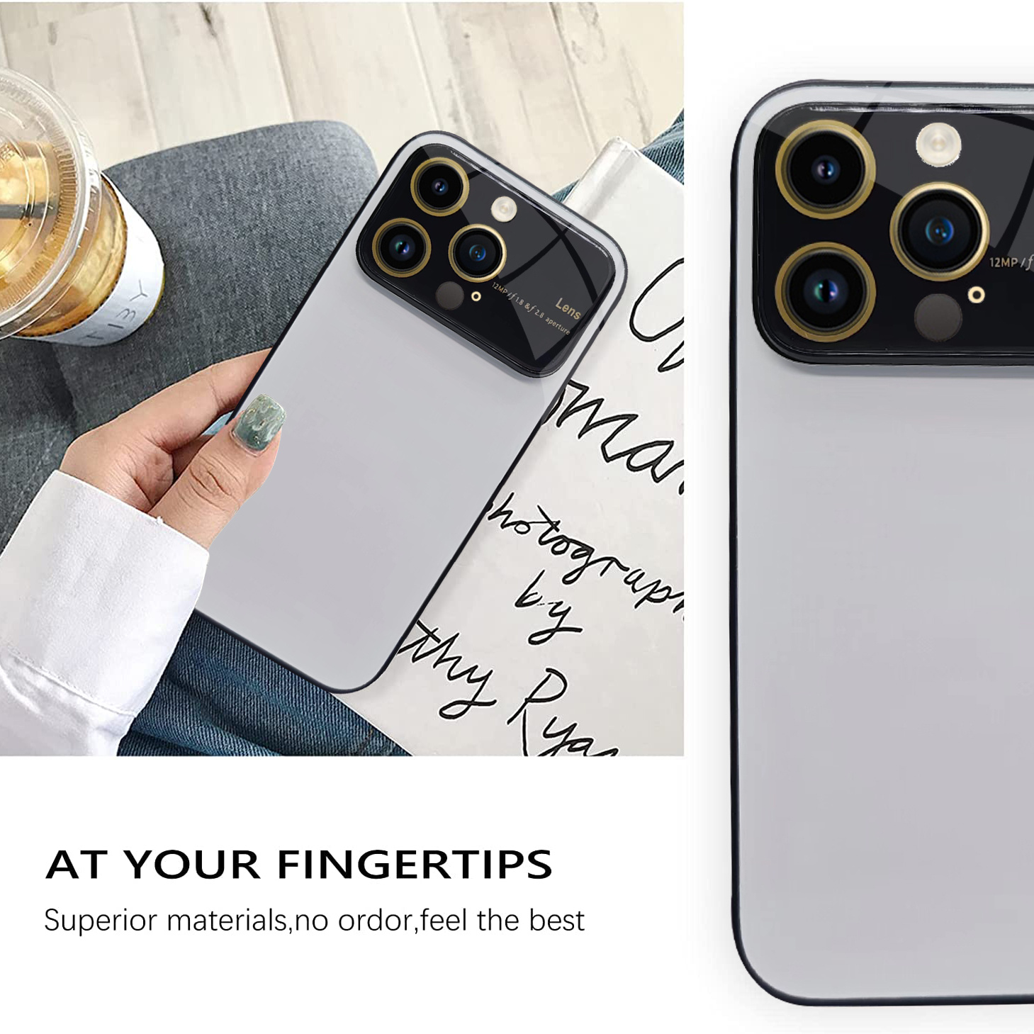 Coque De Téléphone En Verre Imitation Motif Léopard Pour Apple IPhone ...