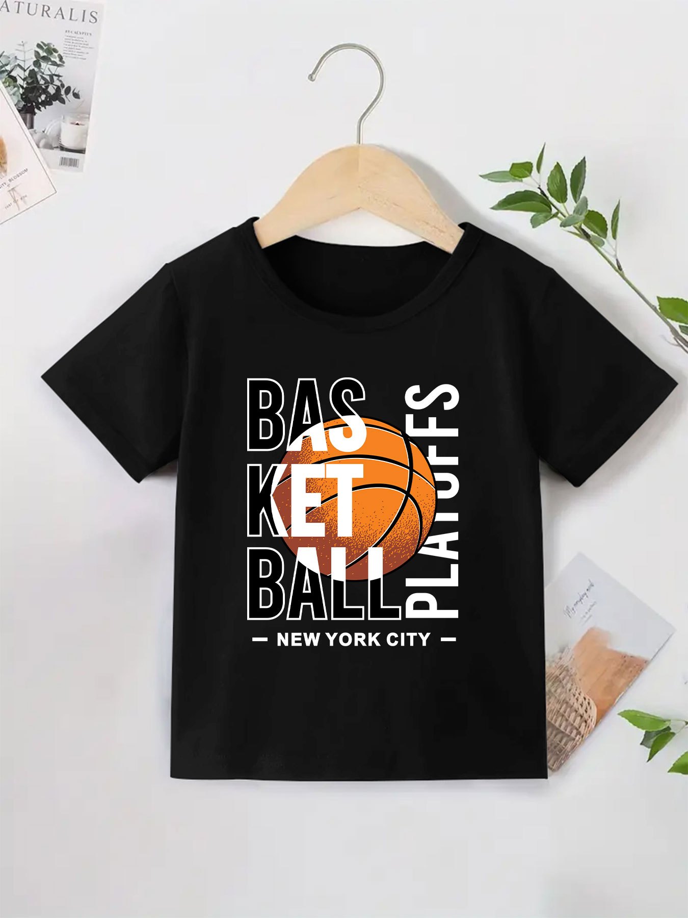 Creative Basketball Print T Shirts For Boys Cool Lightweight And Comfy  Summer Clothes - Kids' Fashion - Temu Bahrain