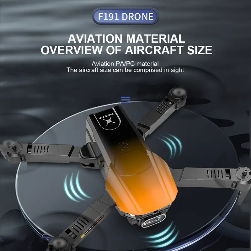 f191 hd drone folding obstacle avoidance hd aerial photography quadcopterintegrated remote control aircraft details 8