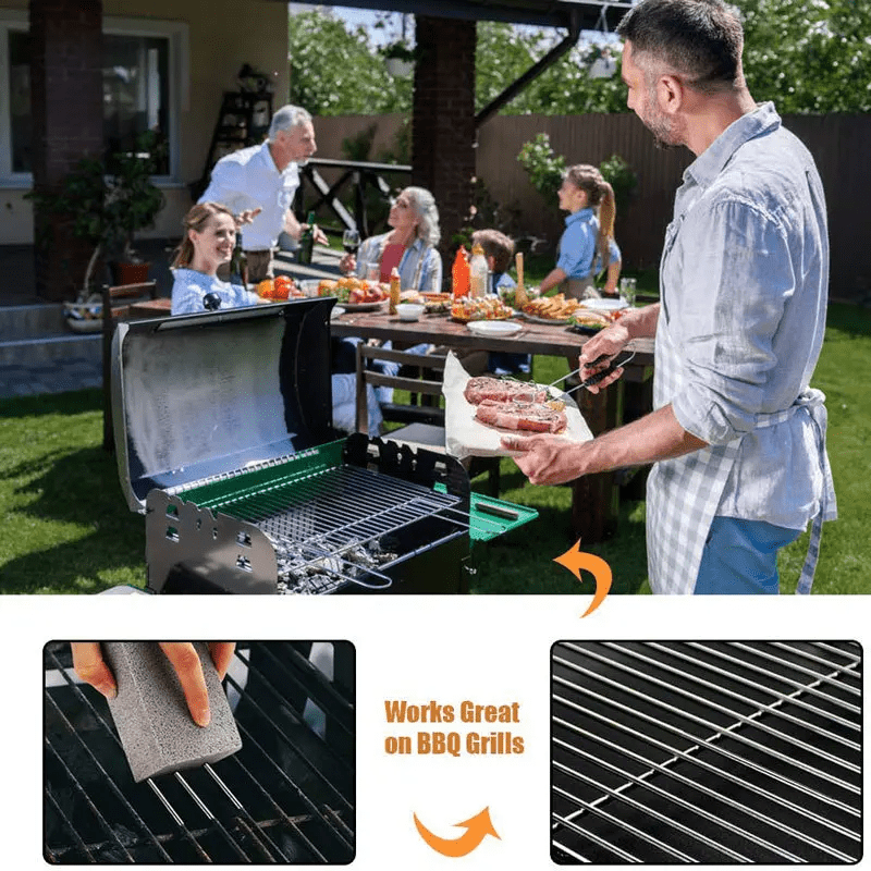 Home Outdoor Grill Cleaner Brick Tool - High Temperature Resistant