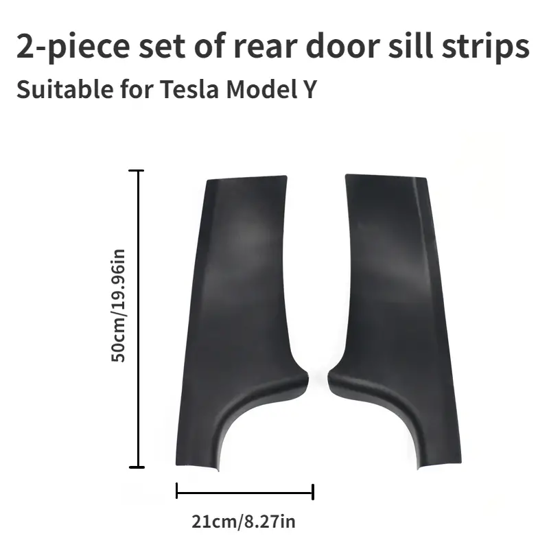 Suitable Model Y Rear Door Sill Strip Anti kick Plate - Temu