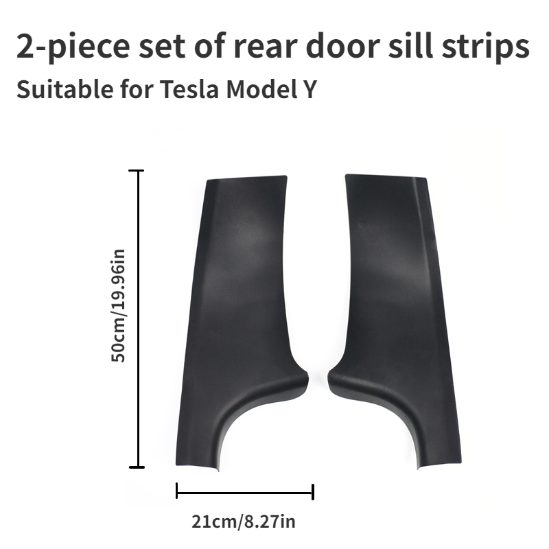 Car Accessories Rear Door Sill Protective Pad For Tesla Model Y 2022 Rear  Door Anti Kick Mat Interior Decorations Model Y 2023