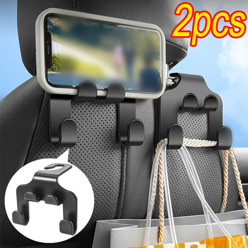 Car Rear Seat Hook Multifunctional Creative Car Phone Holder - Temu