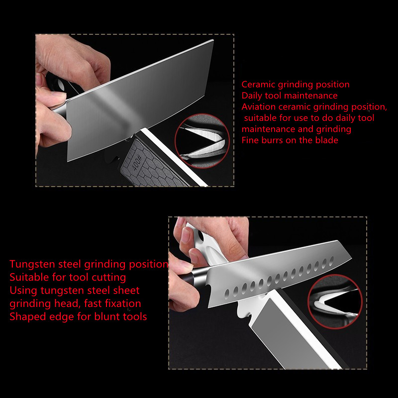 Multi-function Knife Sharpener Sharpening Scissors Bottle Opener  Double-sided Whetstone Utensils - Temu