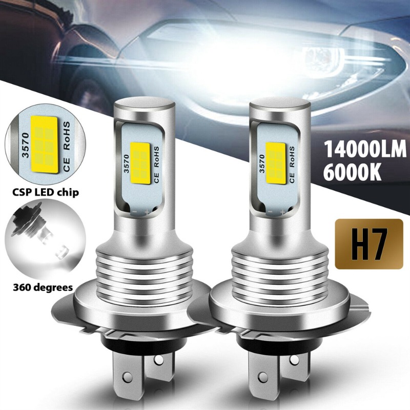 Shop Generic Type 9004-3800Lm1 Pcs C6 H1 H3 Led Headlight Bulbs H7 LED Car  Lights H4 9005 Online