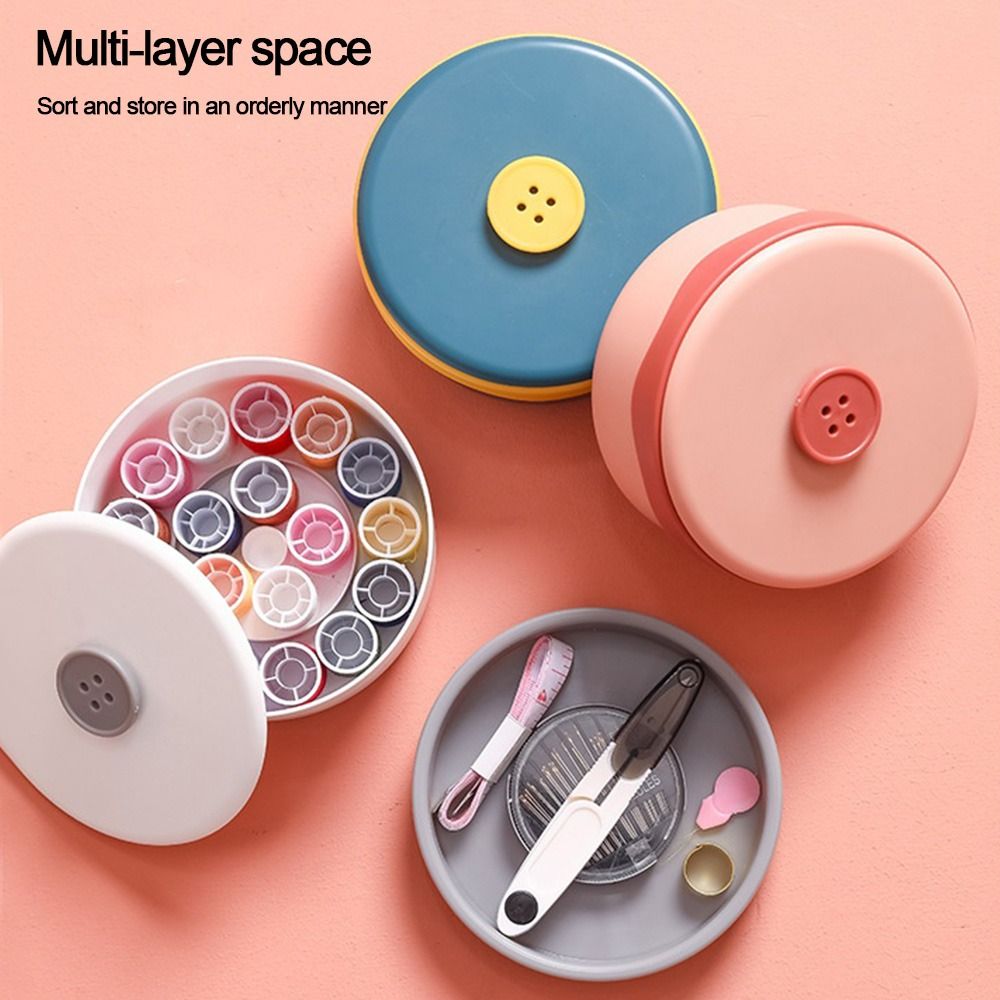 Portable Travel Sewing Kit, DIY Sewing Supplies With Sewing Accessories,  Mini Sewing Kit Case For Beginner, Traveller