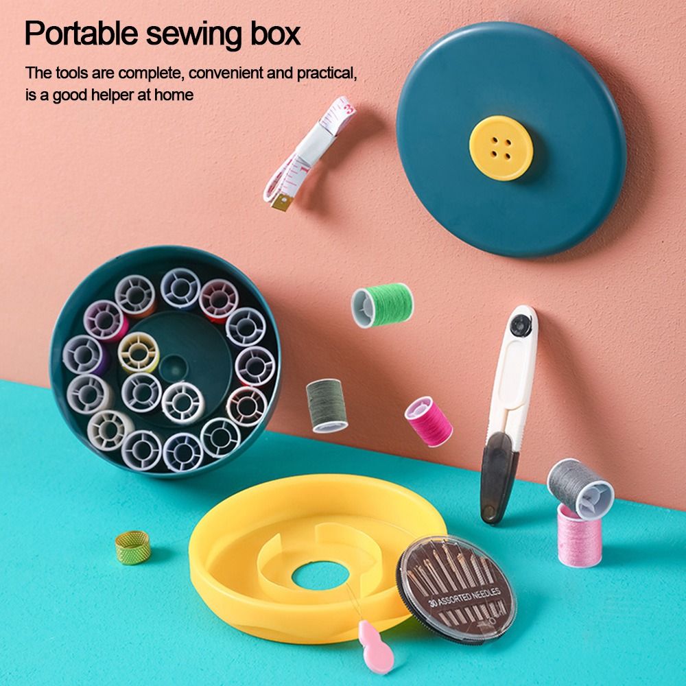 Home Mini Sewing Box Set Portable Multi functional Practical - Temu