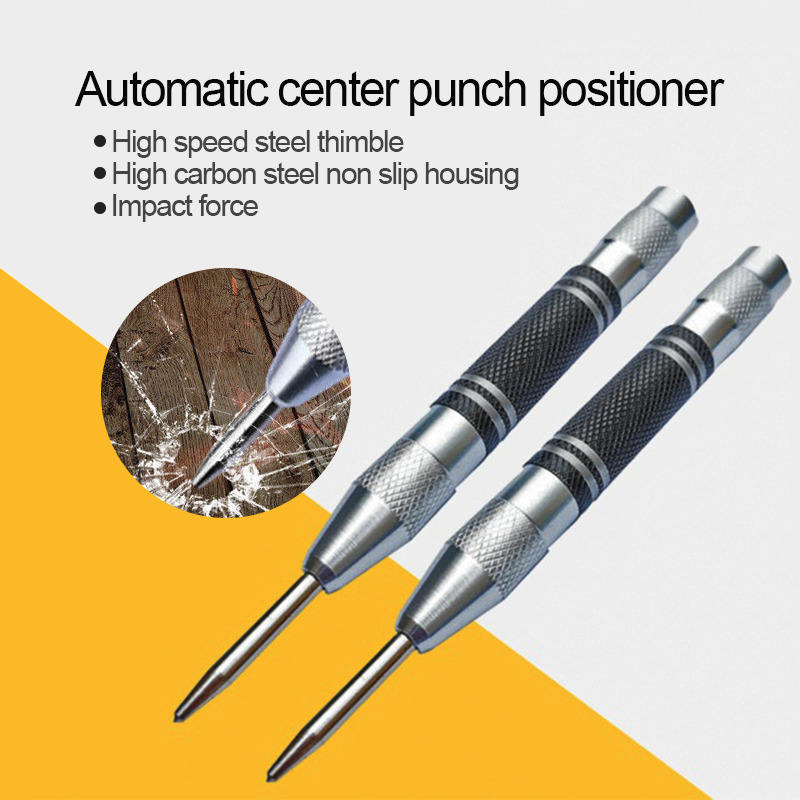 Automatic Center Punch For Metal Strong Spring Loaded Center - Temu