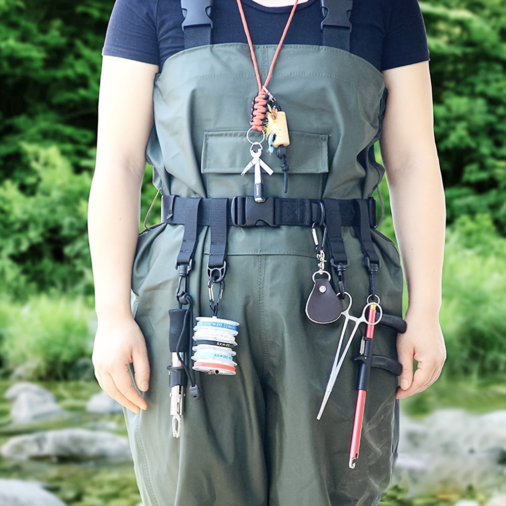 Adjustable Fishing Multifunctional Wader Belt For Men & Women, Thickened  Wading Belts With A Variety Of Hook Fishing Accessories Waders Straps,  Fishin