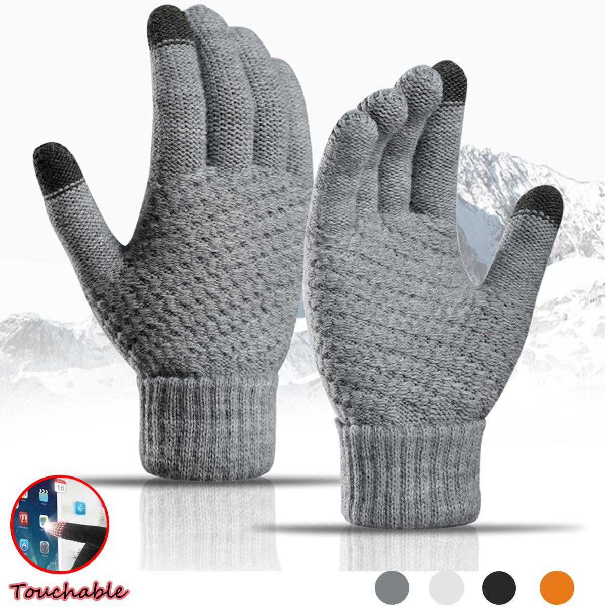 Guantes Invierno Lana Cálidos Hombres, Guantes Nieve Deportivos Gruesos  Térmicos Ciclismo - Deporte Aire Libre - Temu Chile