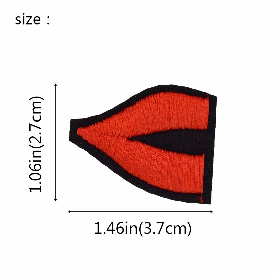4pcs Embroidered Fun Tooth Lip Clothing Patches, Suitable For Clothing  Backpack Ironing Patches
