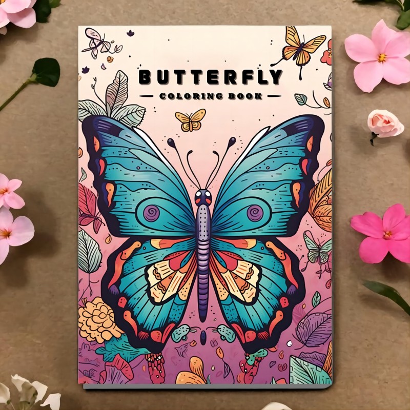 Butterfly Color Book, Dizzy With Excitement