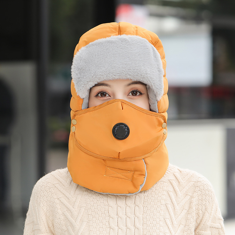 Unisex Winter Hat With Goggles Detachable Windproof - Temu
