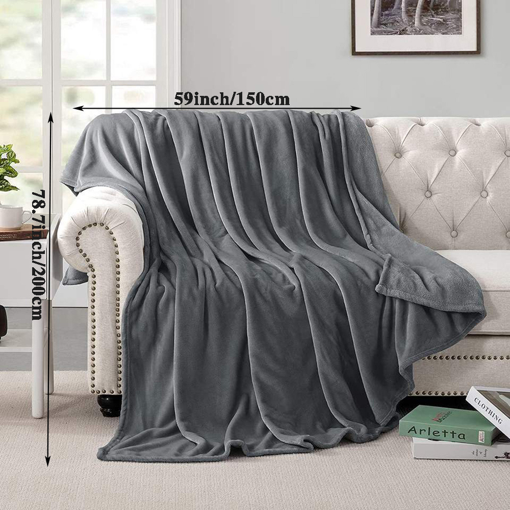 Ultra Soft Fleece Throw Blanket Lightweight Plush Cozy - Temu United Kingdom
