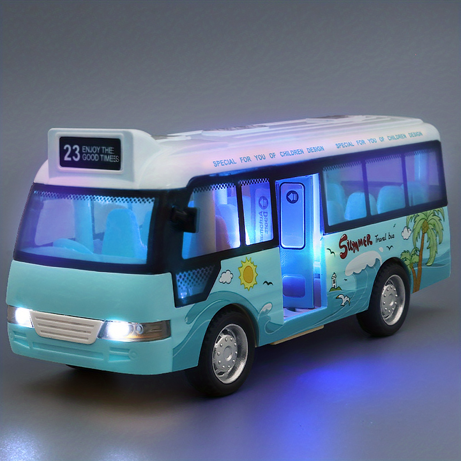 Bus Toys Enfants Moulé sous pression Métal Jouet Pour Voitures