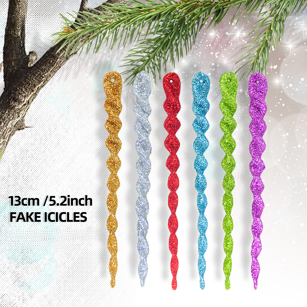 Christmas Decoration Simulation Ice Xmas Tree Hanging - Temu Malaysia