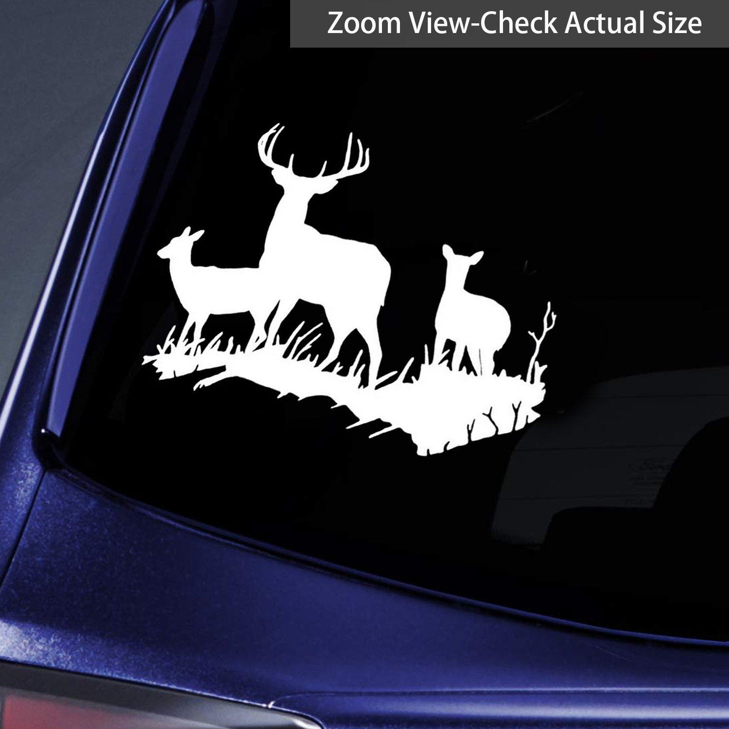 Deer Family Car Decal 