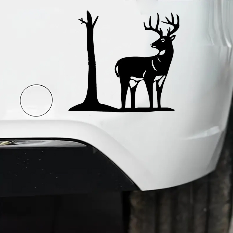 Tree Deer Hunting Car Sticker For Laptop Bottle Truck Phone