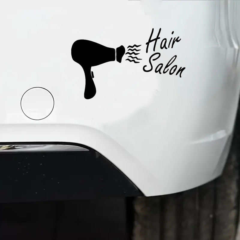 1pc Haartrockner Haarsalon Autoaufkleber Für Laptop Wasserflasche