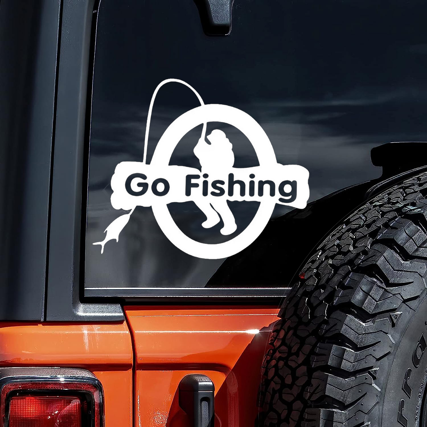Outdoor Sports Fishing Fishing Car Stickers Fishing Rod - Temu