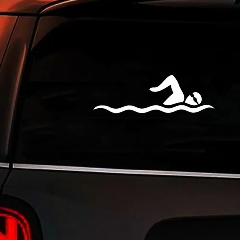 Funny Diver Diving Mask Car Sticker For Laptop Bottle - Temu Australia