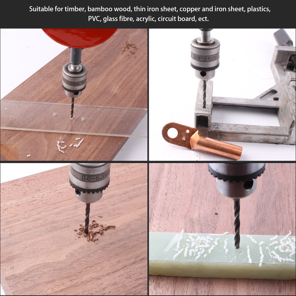 Hand Crank Drill Metal Manual Drill Carpentry Tool 3~10mm