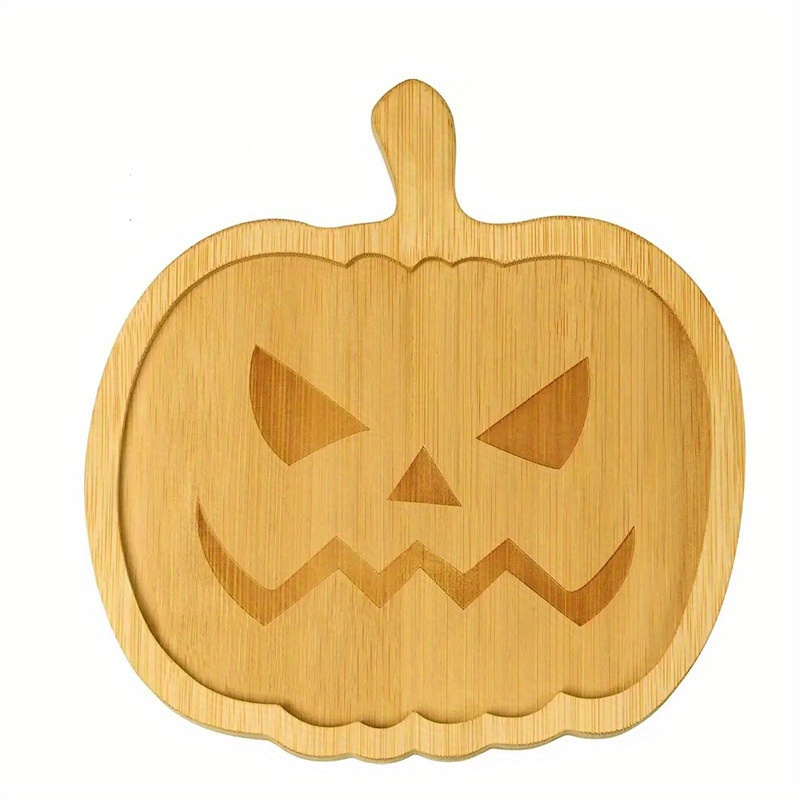 Halloween Bamboo Cutting Board, Three Layer Thickened Wooden Chopping Board,  Food Serving, Tray Funny Decorative Cutting Board, Kitchen Supplies,  Halloween Decoration, Christmas Gift, Housewarming Present, Halloween Decor  - Temu