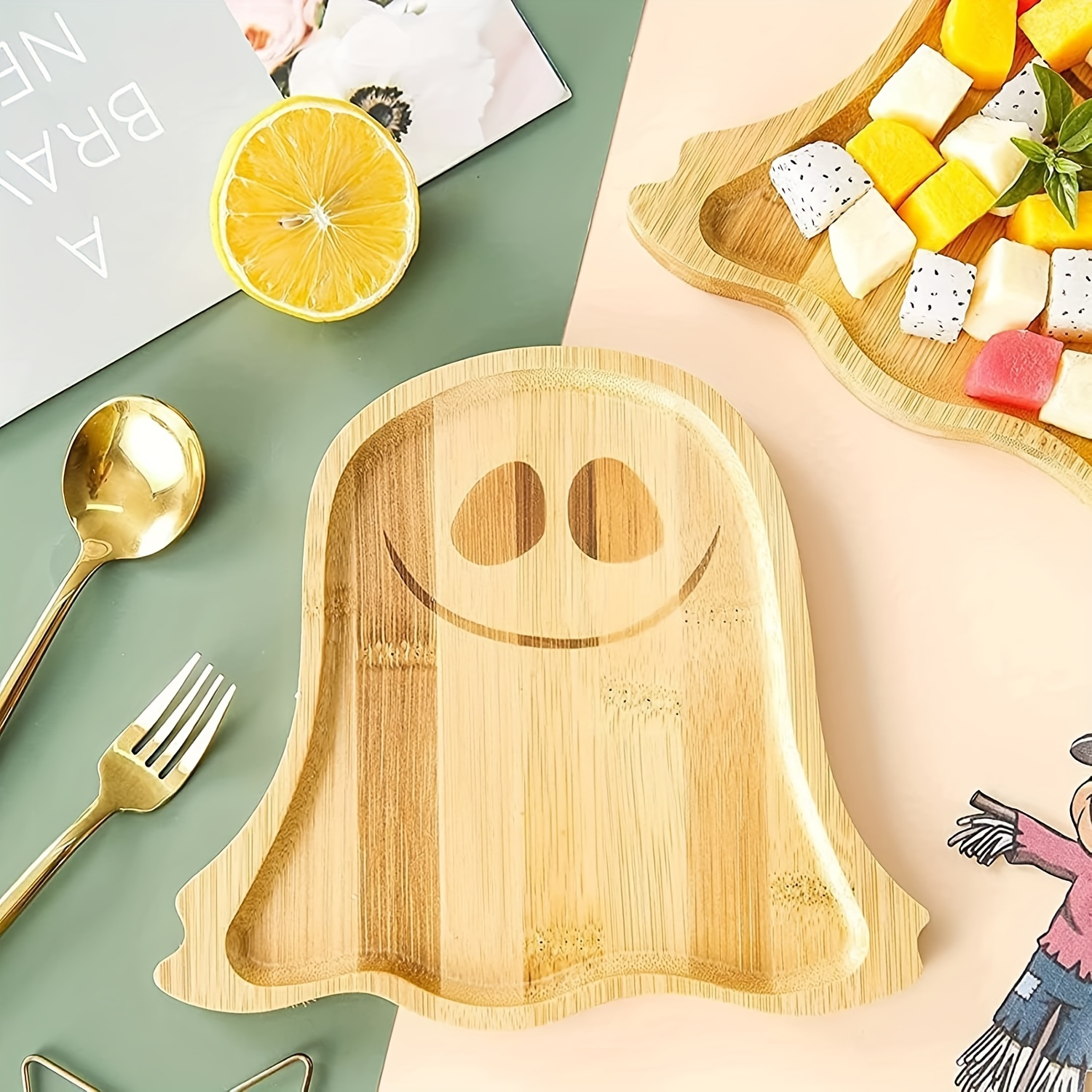 Witch Bamboo Cutting Board Wooden Chopping Borad Wood Food - Temu