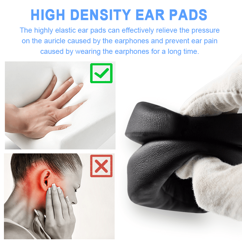 Oval headphone ear discount pads