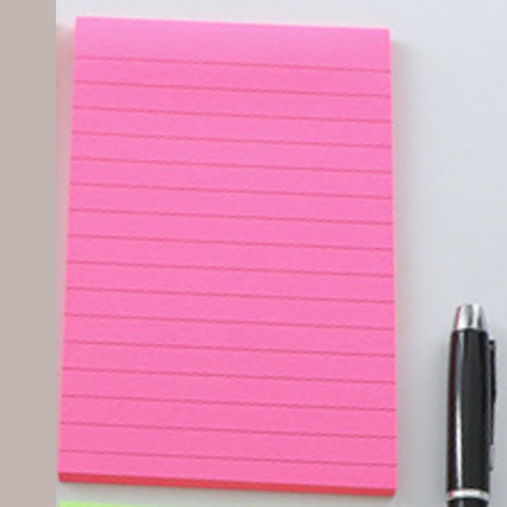 Lined Sticky Notes Post Self Sticky Notes Pad Its Bright - Temu