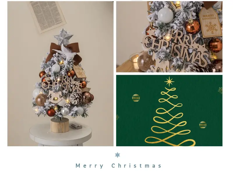 1pc without lights simulation pine cone christmas tree with lights christmas tree desktop tree small package christmas tree christmas decorations products scene decor room decor home decor holiday party decor christmas decor details 3