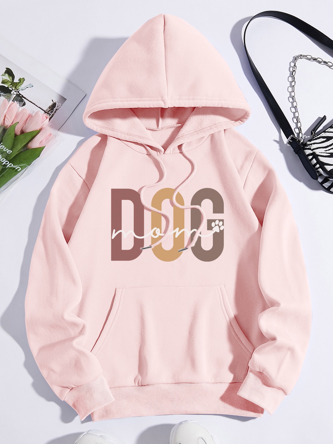 Women's Oversized Sweatshirt Crewneck Pullover Women's Cute Sweatshirt  Kawaii Long Sleeve Hoodie Letter Graphic Print Pink, Pink, 3X-Large :  : Clothing, Shoes & Accessories