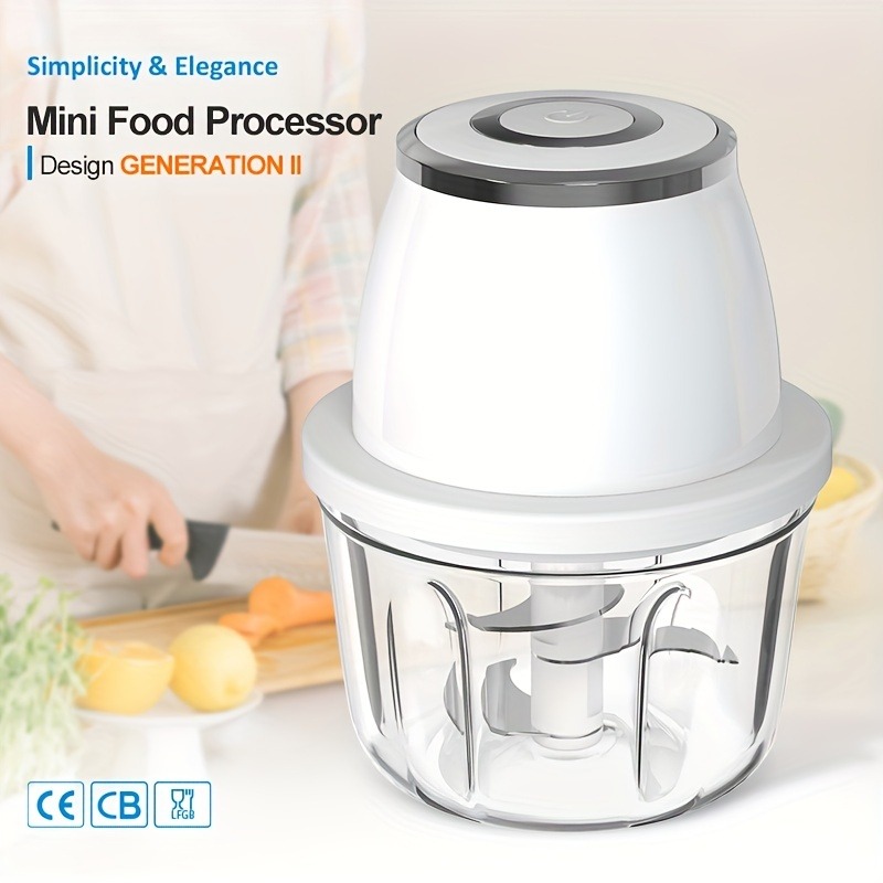 Electric Mini Chopper - Handheld Vegetable Cutter For Meat, Pepper, Chili,  Onion, Celery - Wireless And Portable - Temu
