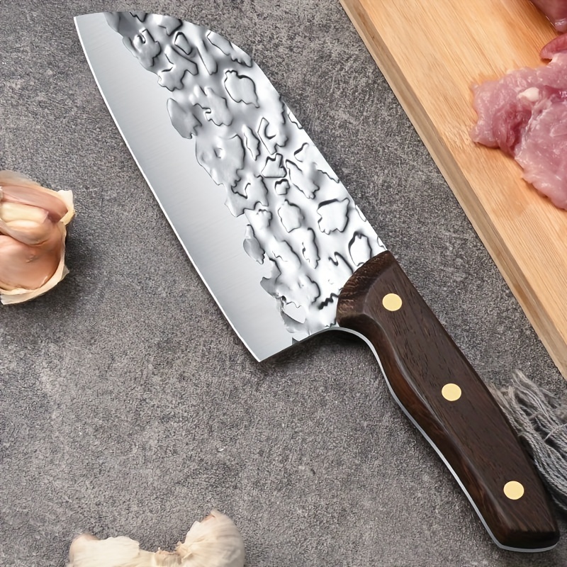 Small Kitchen Knife For Meat Vegetable Cutting, Portable Heavy Duty Bone  Chopping Knife, Dual-purpose Meat Bone Cutting Knife For Outdoor Camping  Hunting - Temu