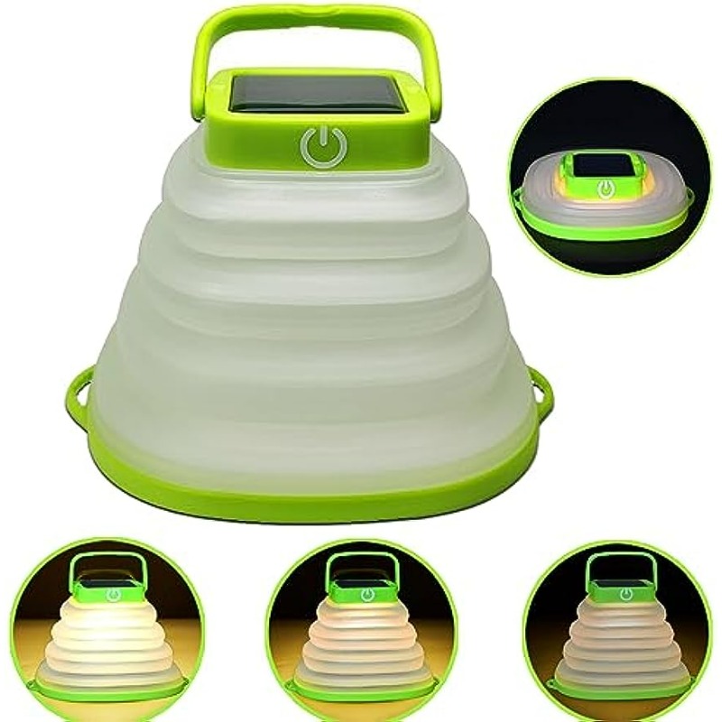 SolarPuff™ LED Lantern with Light Sensor