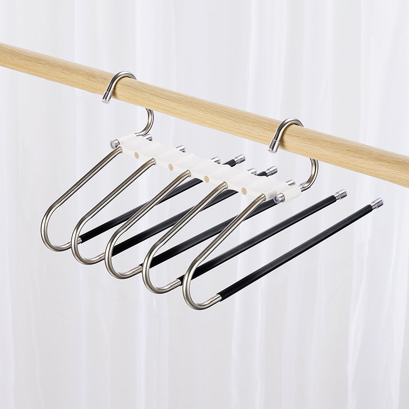 1pc Space Saving Clothes Hanger, Closet Metal Magic Hook, Multiple